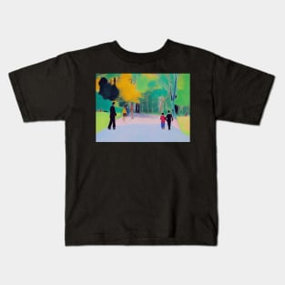 Walk Together Friends Kids T-Shirt